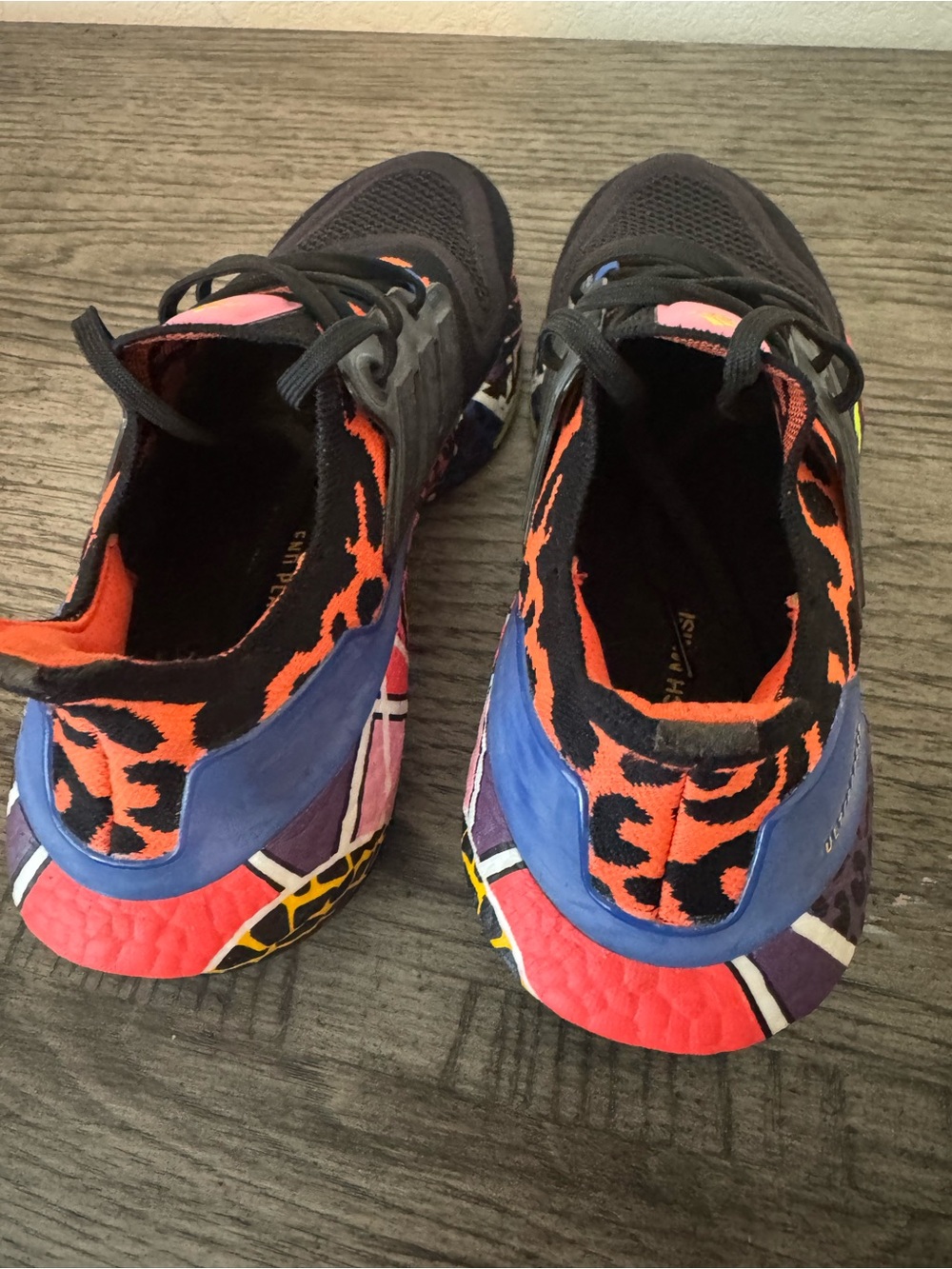 Adidas Ultraboost 22 Rich Mnisi Athletic Sneakers – Black & Orange Accent - Picture 2 of 6